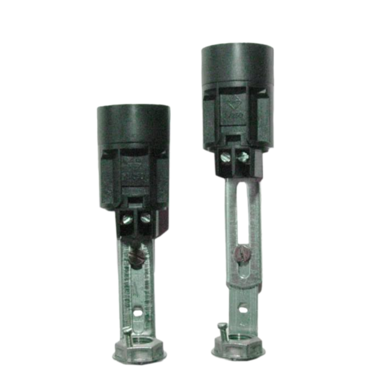 E14 Kerzenfassung f.Kerzenhülse 26/24mm 80-100mm hoch, schwarz 8816623