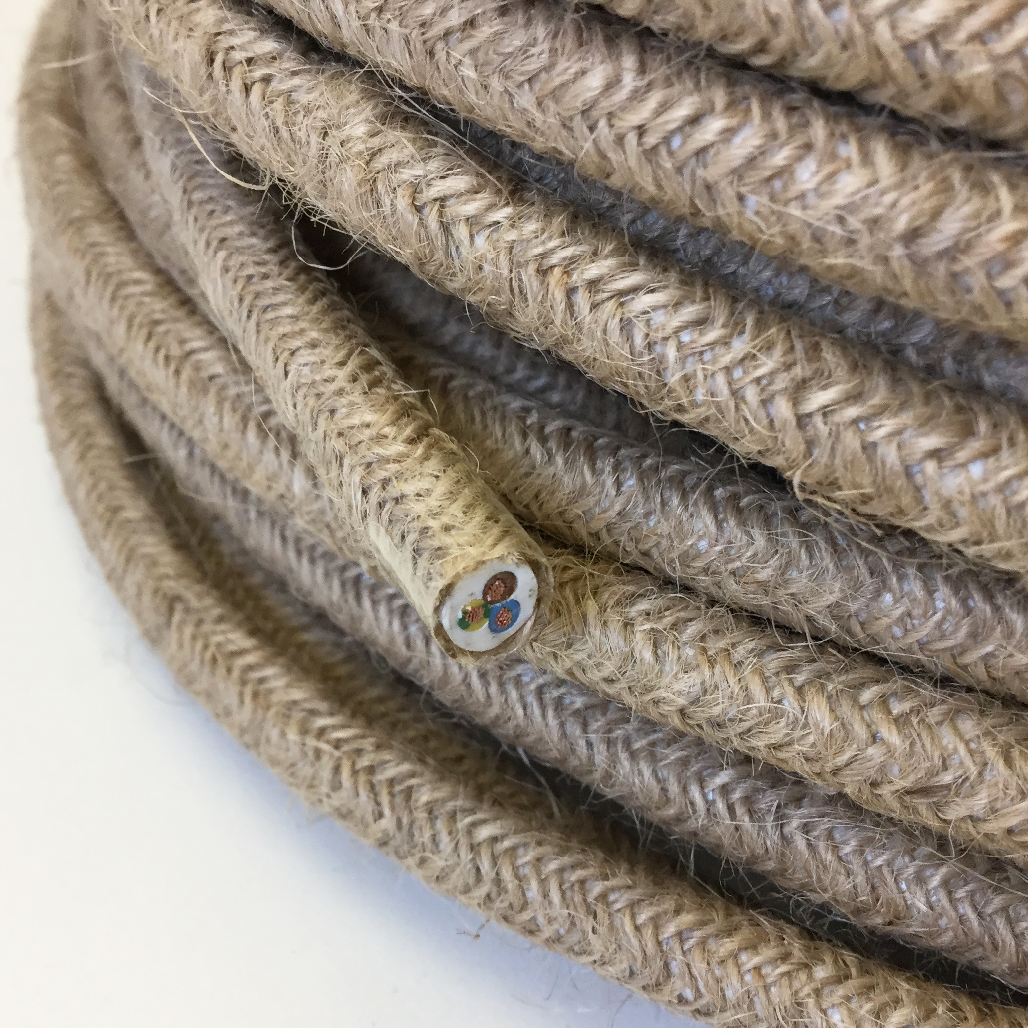 Electraline 70243 Textilkabel – Schwarz, 3 M, H03VV-F 2x0,75 Mm², Für Kronleuchter & Dekoleuchten