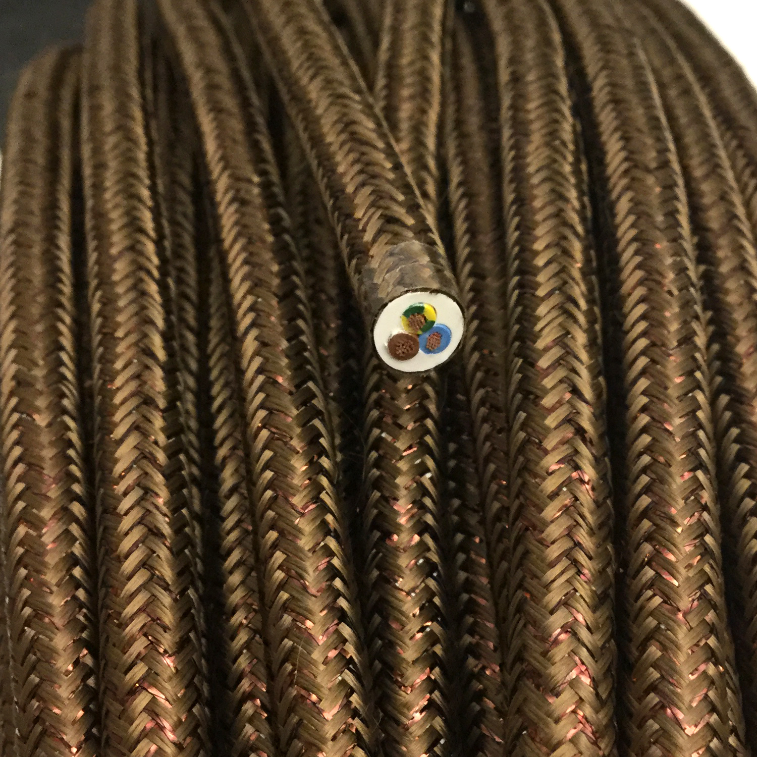 Electraline 70243 Textilkabel, 3 M – H03VV-F 2x0,75 Mm², Schwarz, Für Kronleuchter & Dekorative Beleuchtung