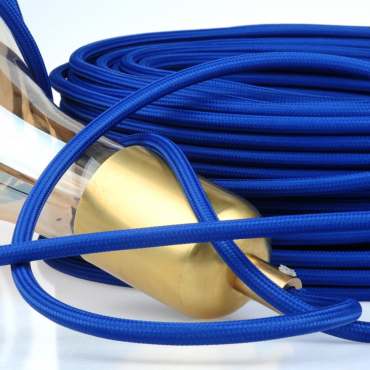 Textilkabel Stoffkabel Rund 3×0,75mm² Bordeauxrot – GmbH