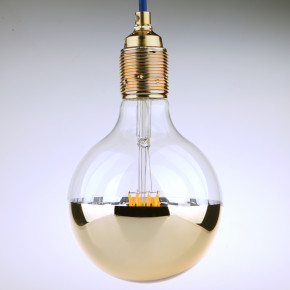 Fassung E27 messingfarben  Gewindemantel  M10x1 mit Zugentlastung Messing