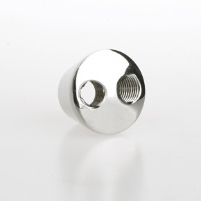 Y-Verbinder chromfarben vernickelt 2-Loch M10x1 plus 1 Loch M10x1 am Boden