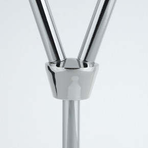 Y-Verbinder chromfarben vernickelt 2-Loch M10x1 plus 1 Loch M10x1 am Boden