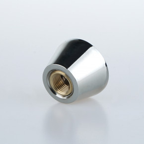 Y-Verbinder chromfarben vernickelt 3-Loch M10x1 plus 1 Loch M10x1 am Boden