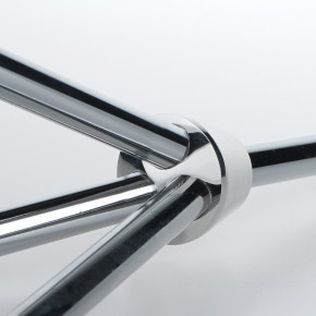 Y-Verbinder chromfarben vernickelt 3-Loch M10x1 plus 1 Loch M10x1 am Boden