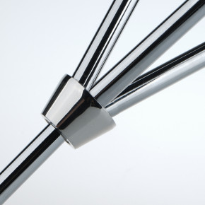 Y-Verbinder chromfarben vernickelt 3-Loch M10x1 plus 1 Loch M10x1 am Boden