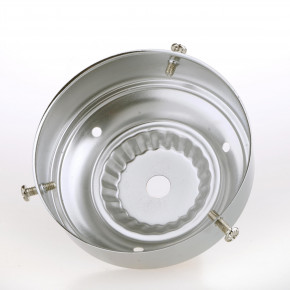 Glashalter  Lampenschirmhalter  Chrom für E14 und E 27